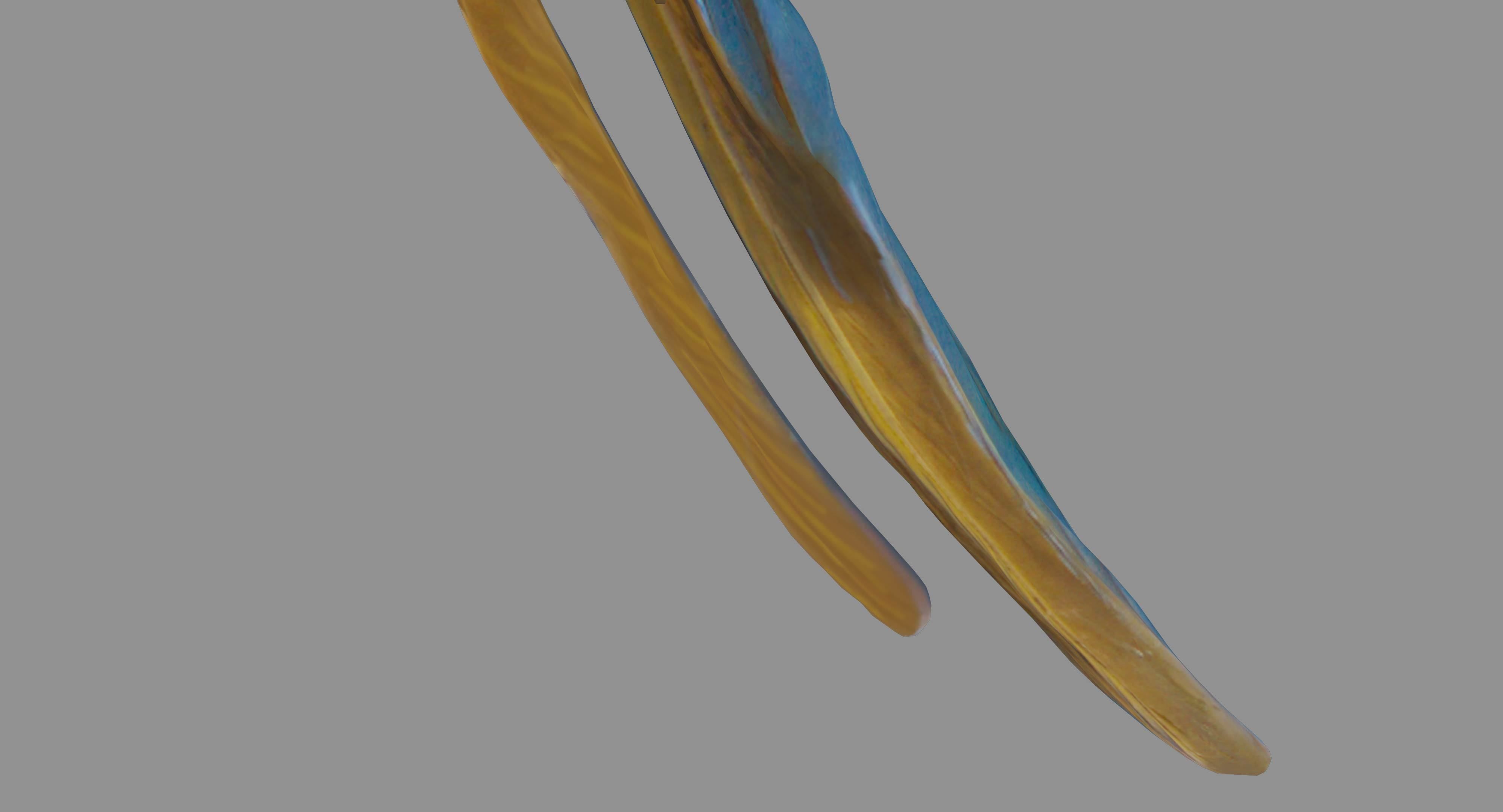 Ara Macaw Low-poly 3D model_74
