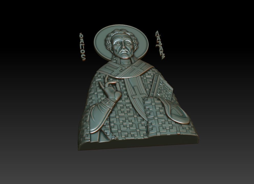 Saint Lazarus 3d model for CNC 3D model_10