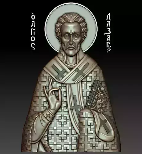 Saint Lazarus 3d model for CNC