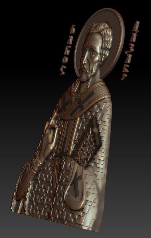 Saint Lazarus 3d model for CNC 3D model_1