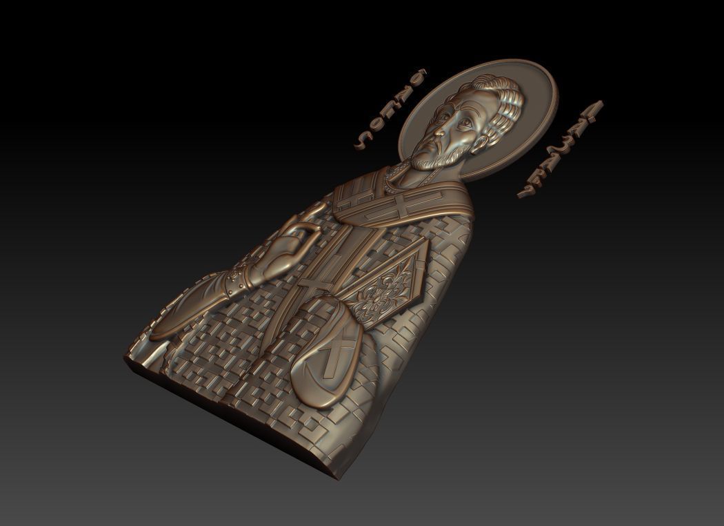 Saint Lazarus 3d model for CNC 3D model_7