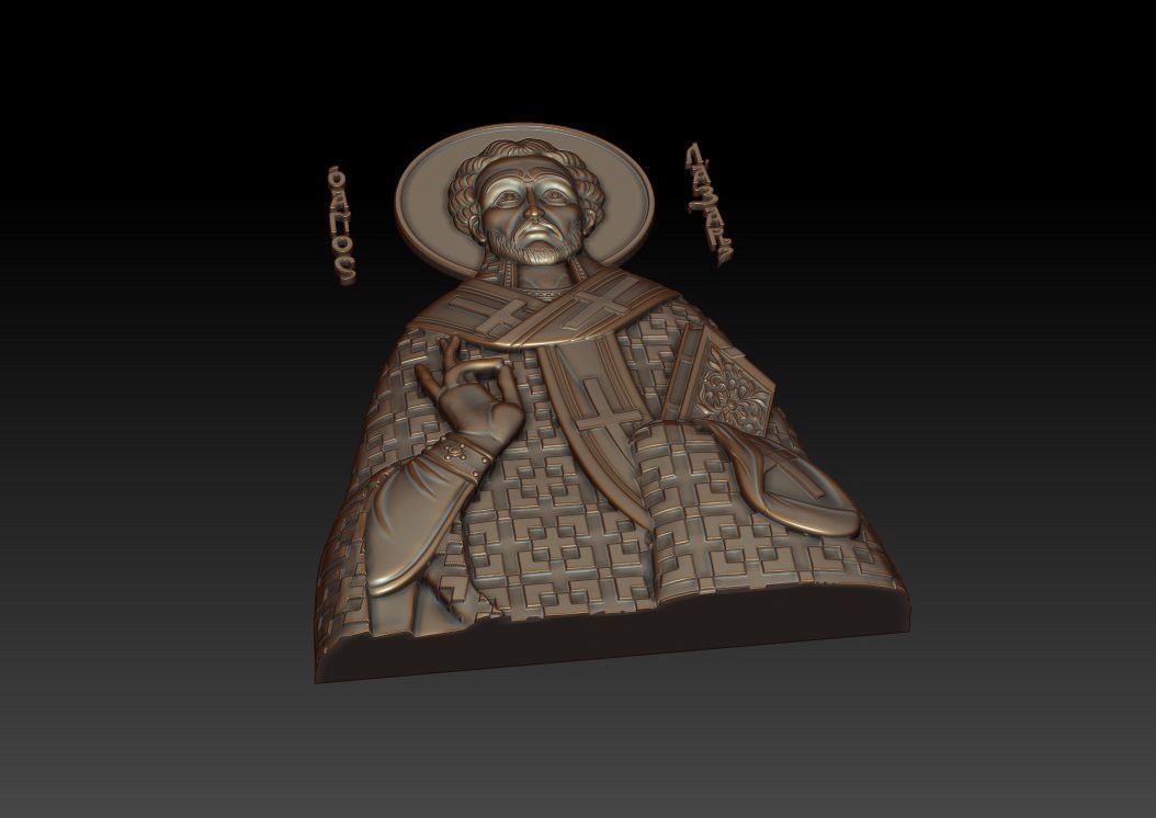 Saint Lazarus 3d model for CNC 3D model_6