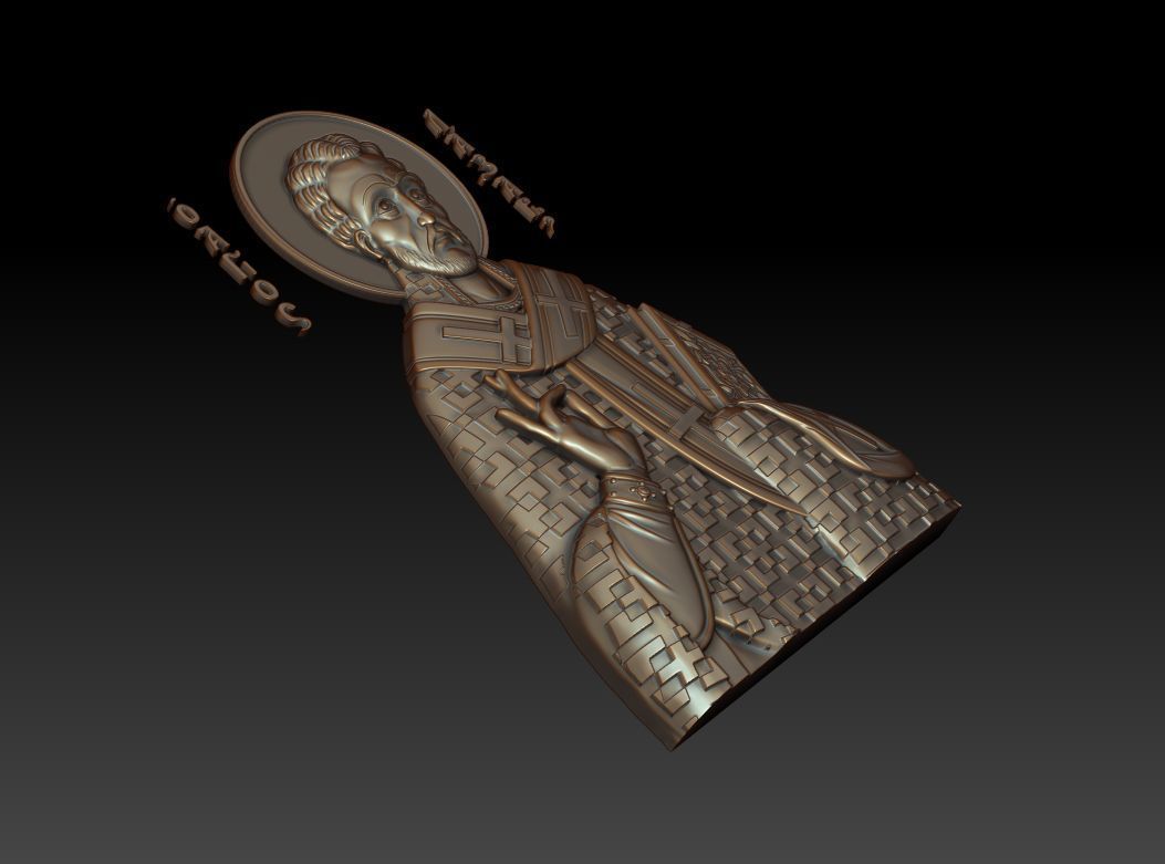 Saint Lazarus 3d model for CNC 3D model_5