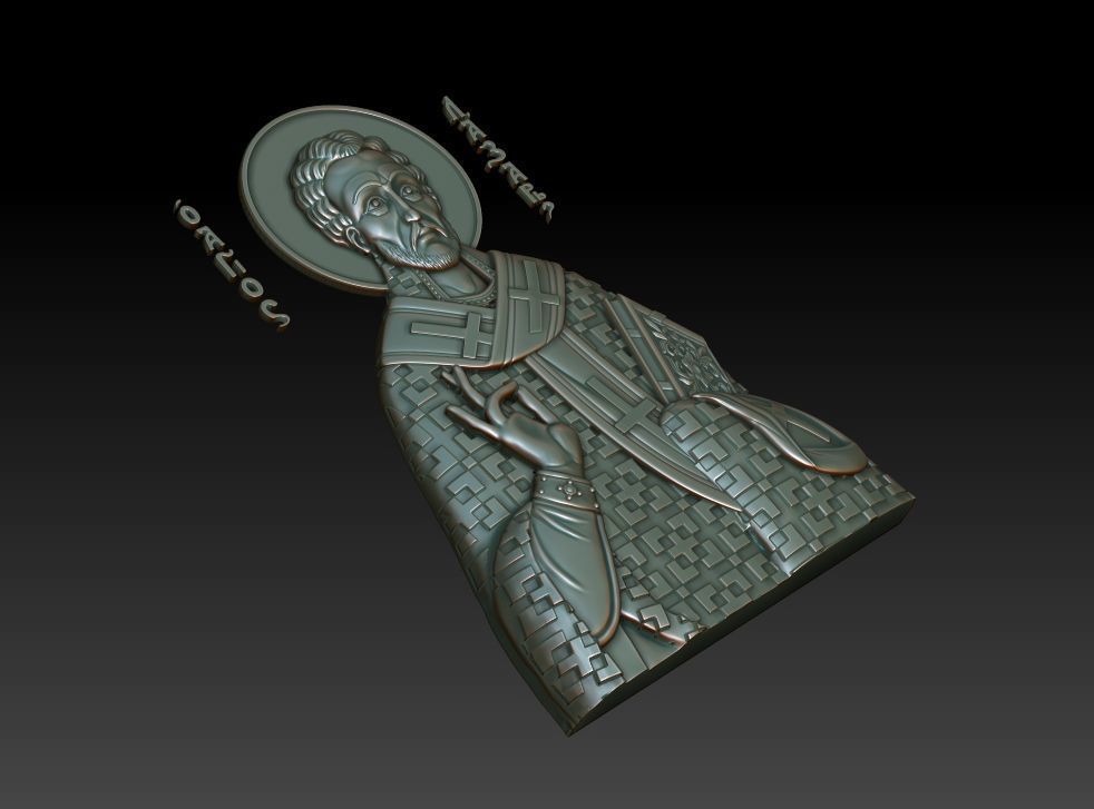 Saint Lazarus 3d model for CNC 3D model_9