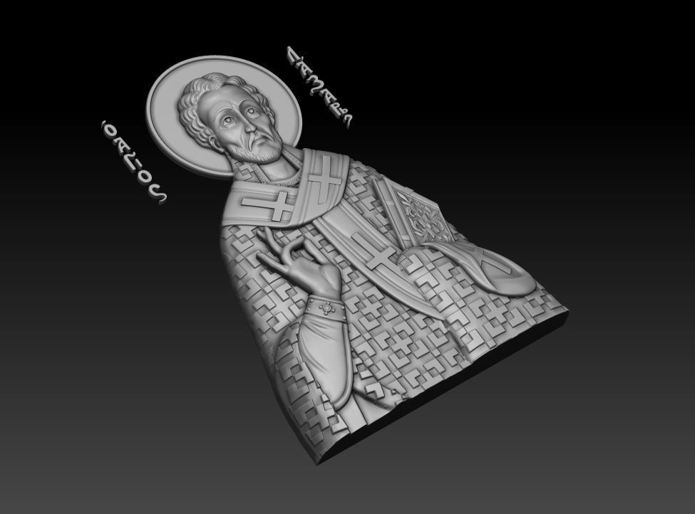 Saint Lazarus 3d model for CNC 3D model_13