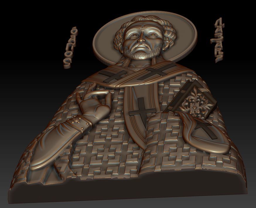 Saint Lazarus 3d model for CNC 3D model_3
