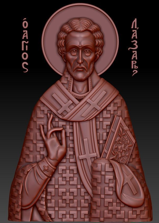 Saint Lazarus 3d model for CNC 3D model_4