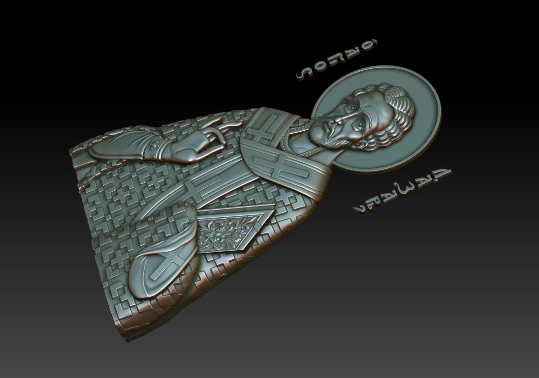Saint Lazarus 3d model for CNC 3D model_11