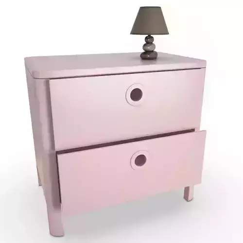 Pink Dresser