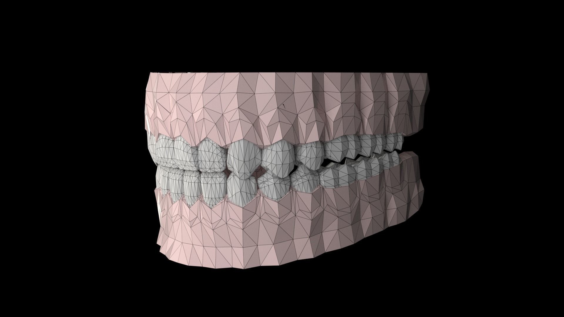 teeth human mouth with 3D model_6