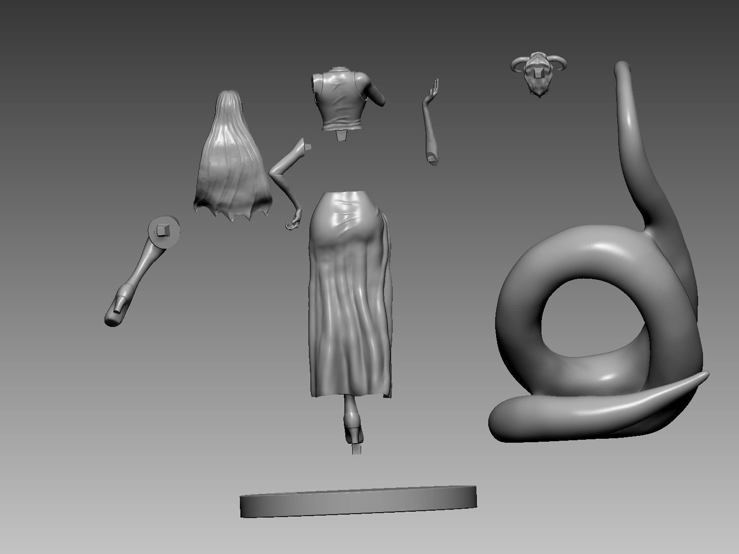 Boa Hancock 3D print model_10