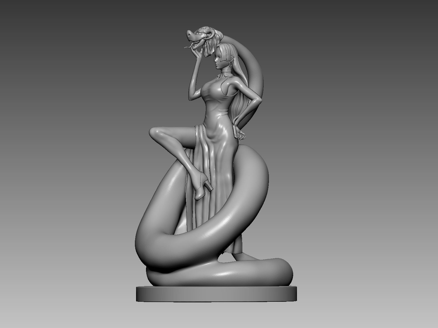Boa Hancock 3D print model_2
