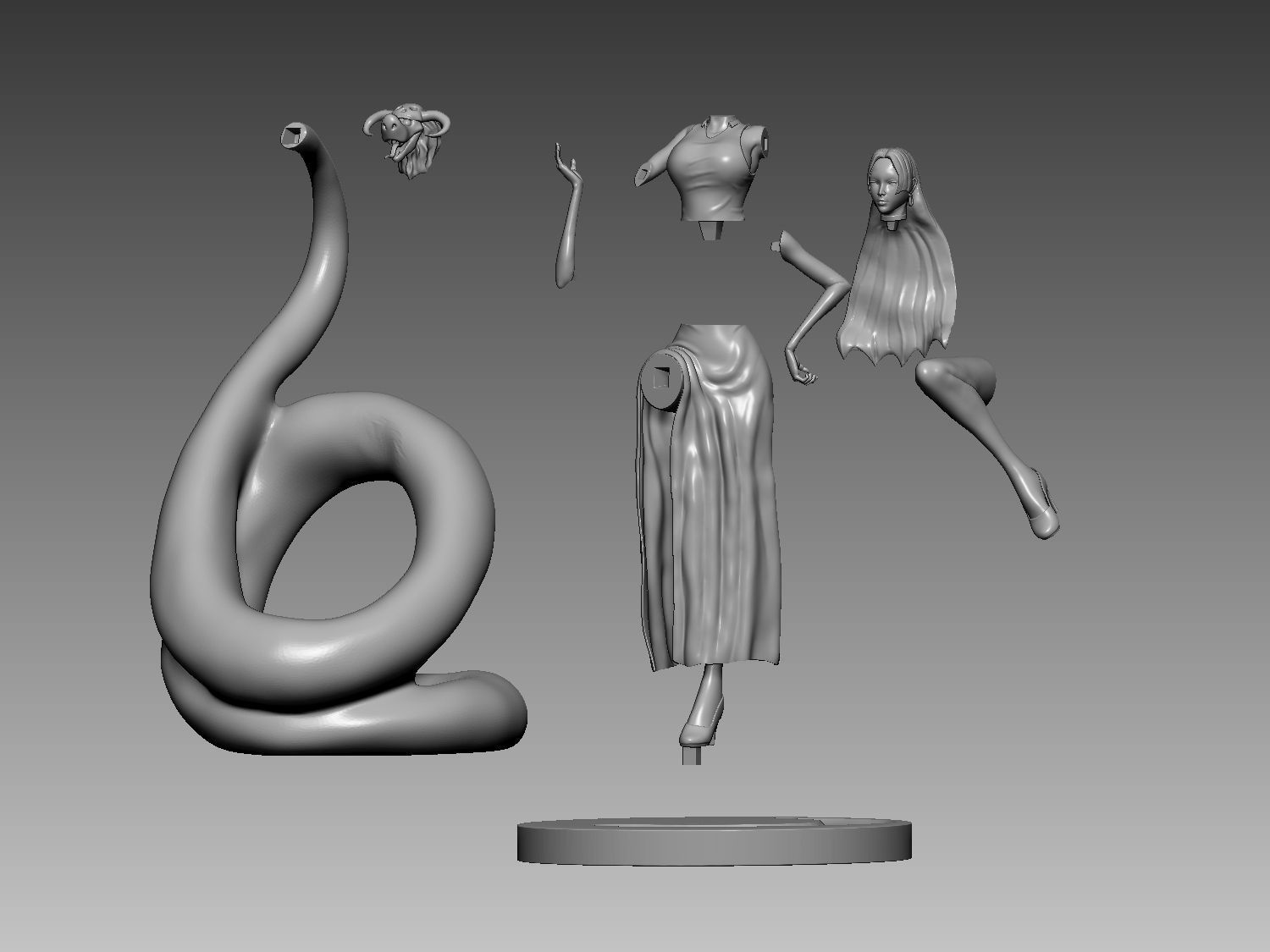 Boa Hancock 3D print model_8