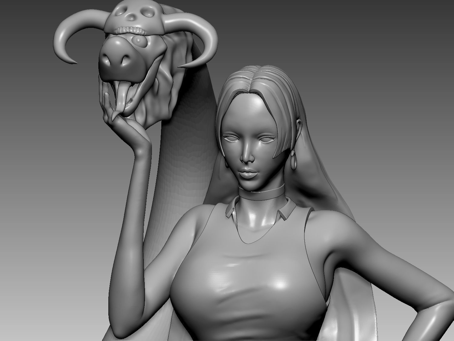 Boa Hancock 3D print model_4