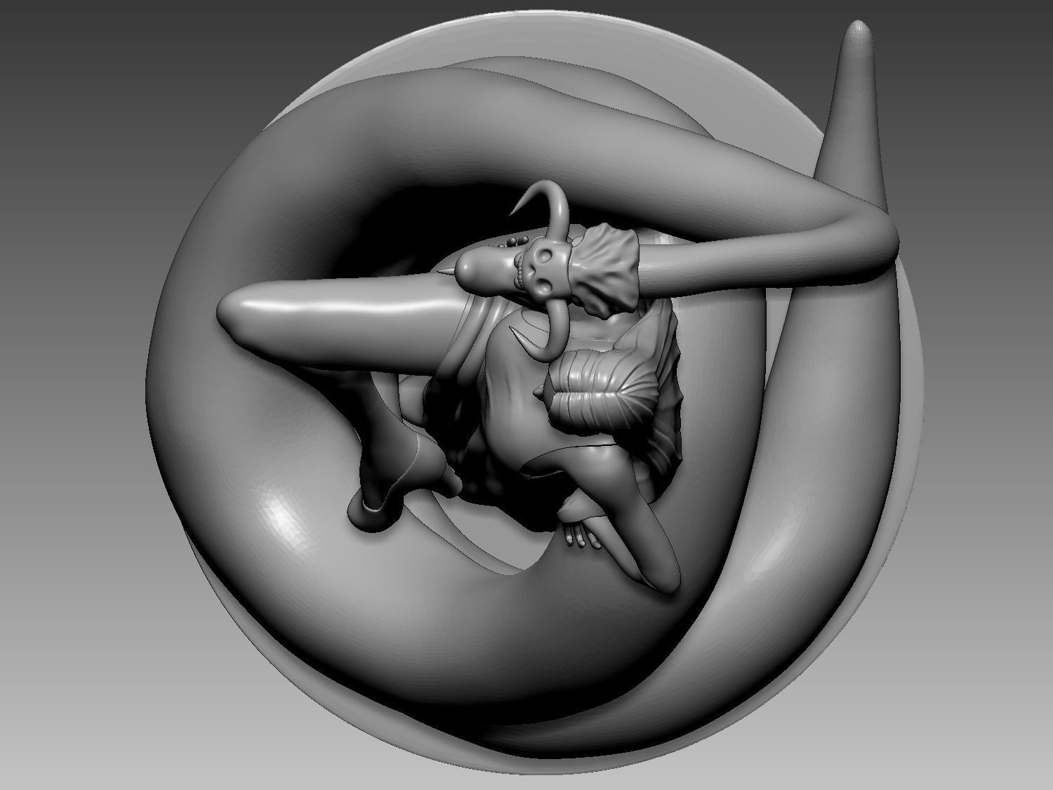 Boa Hancock 3D print model_7