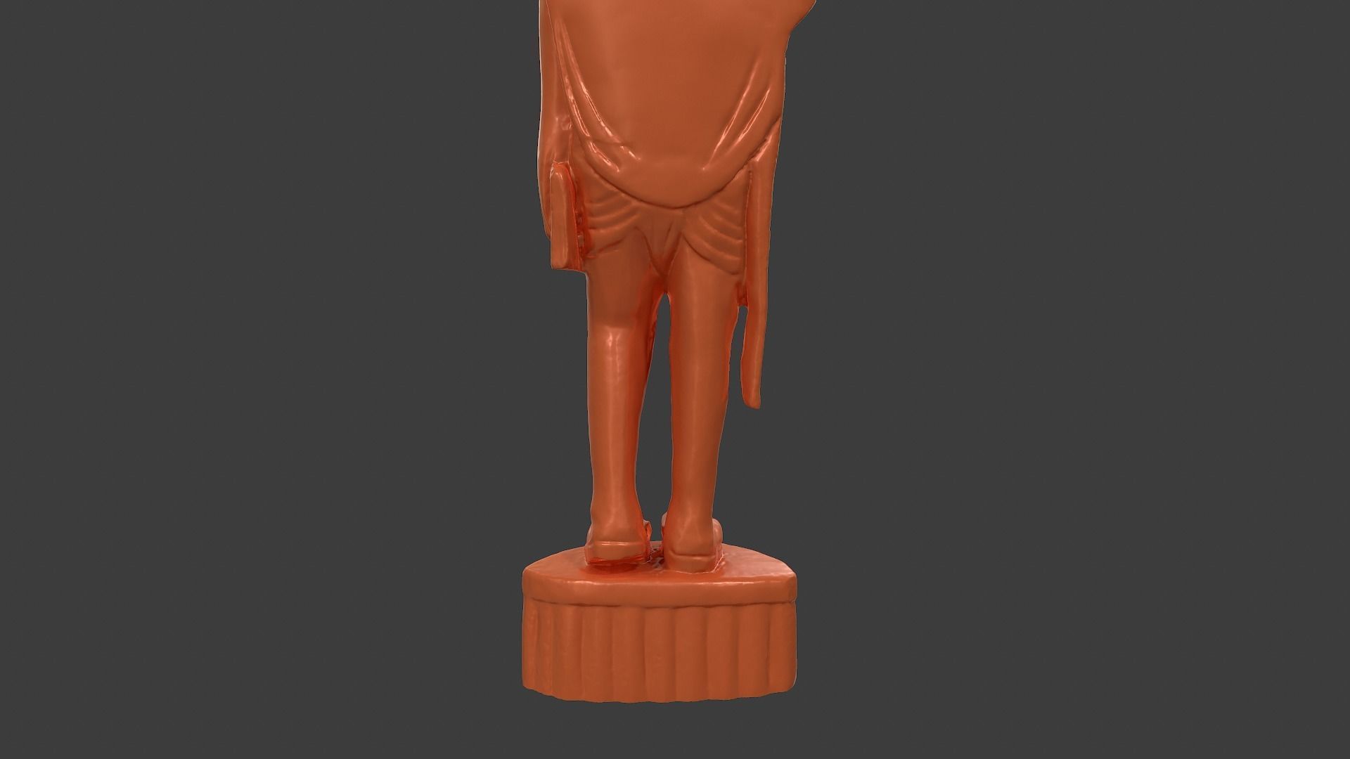 Wooden Gandhi v2 3DP 3D print model_9