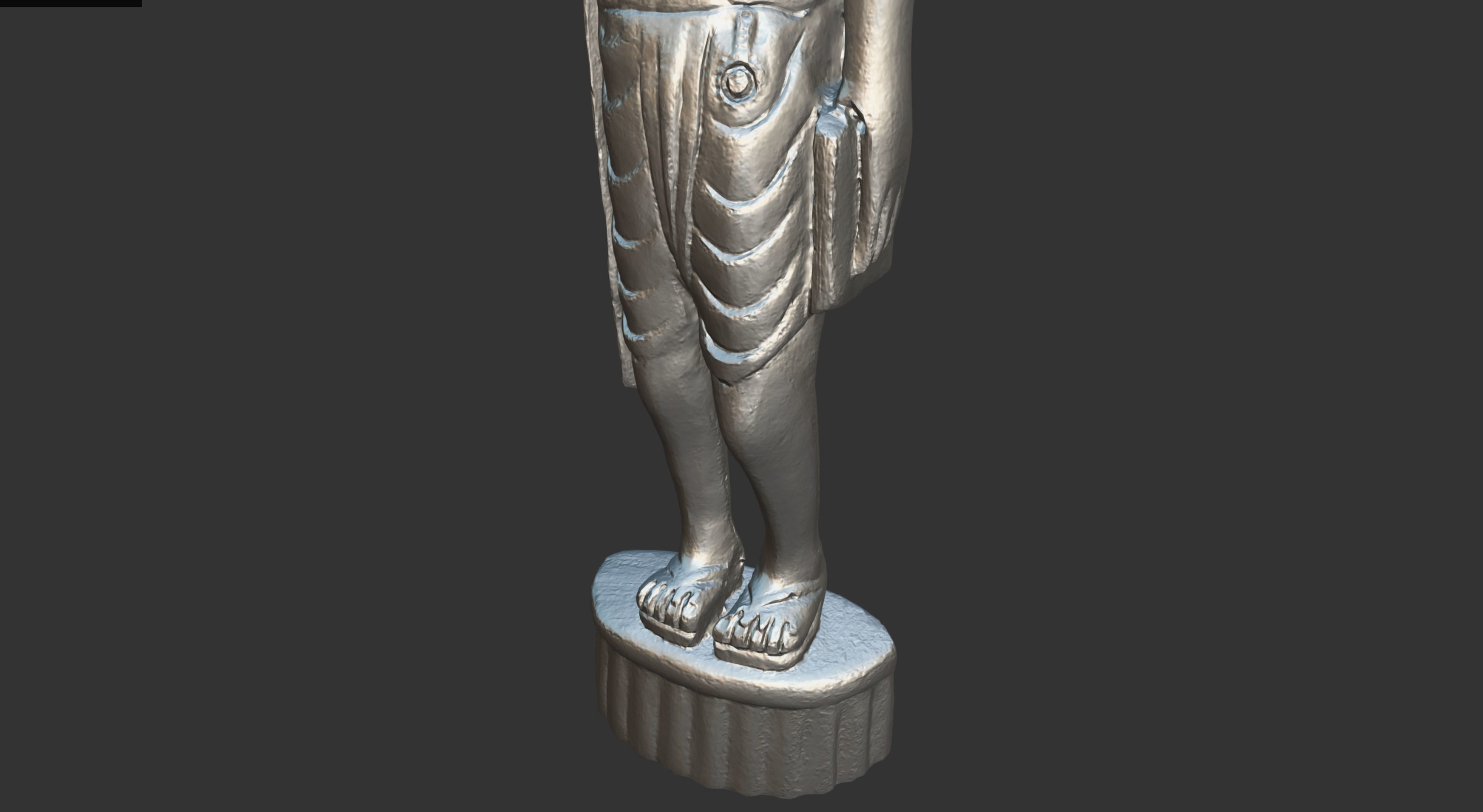 Wooden Gandhi v2 3DP 3D print model_39
