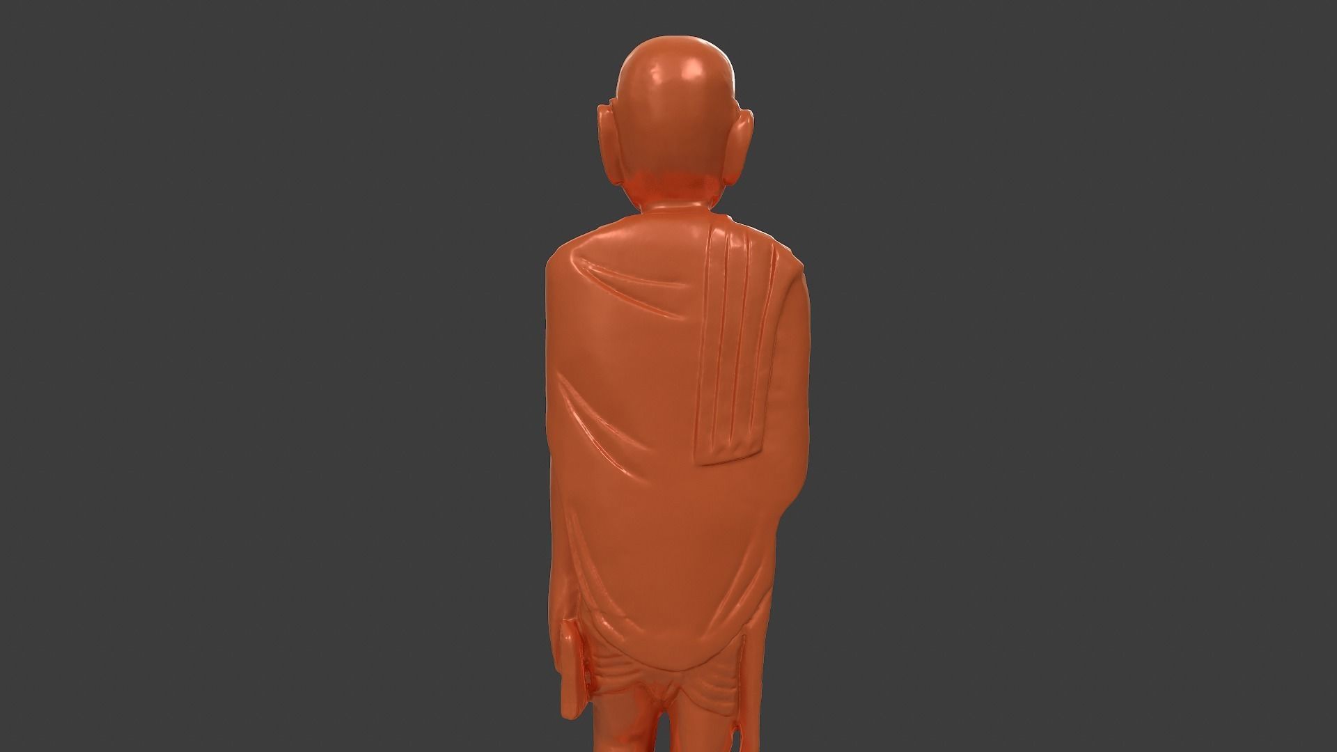 Wooden Gandhi v2 3DP 3D print model_10