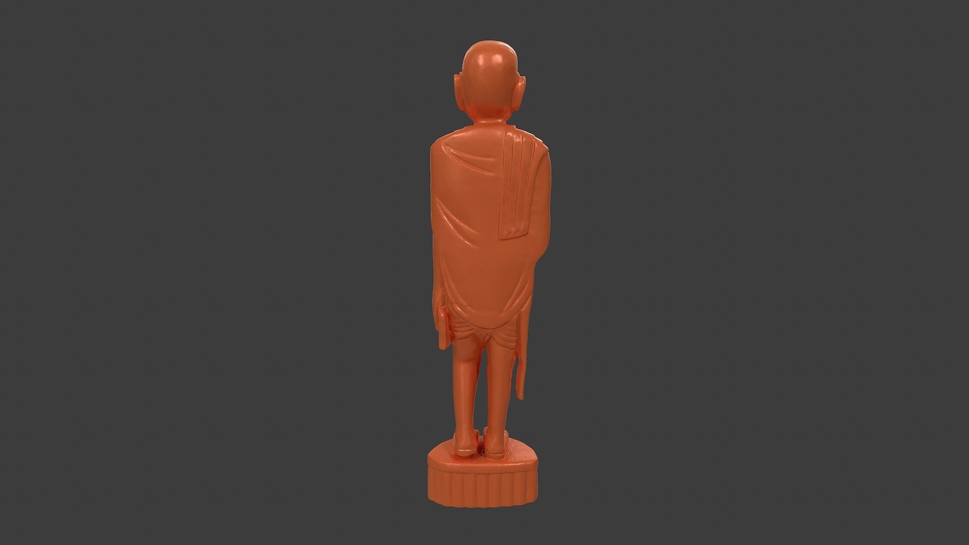 Wooden Gandhi v2 3DP 3D print model_5