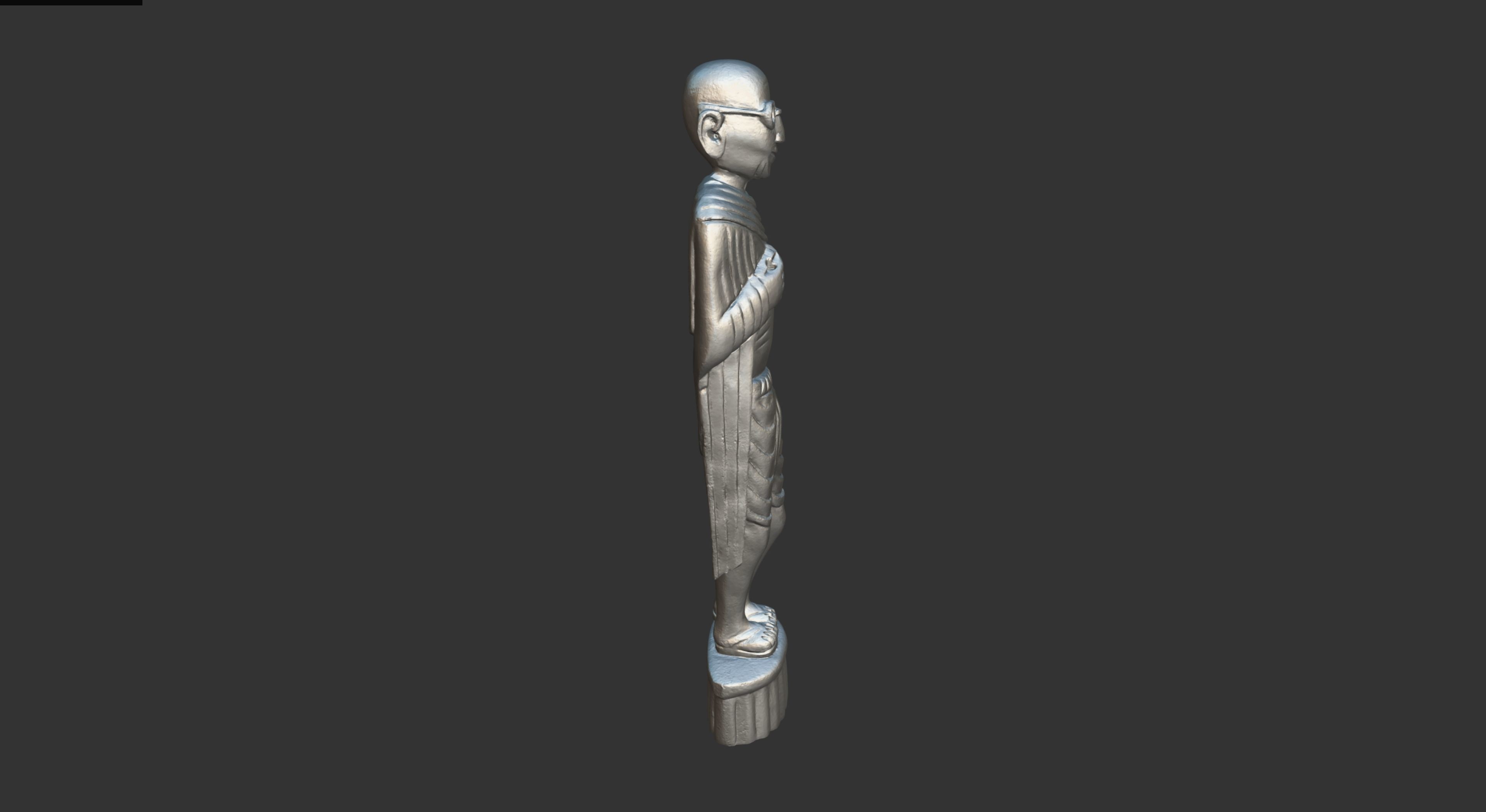Wooden Gandhi v2 3DP 3D print model_32