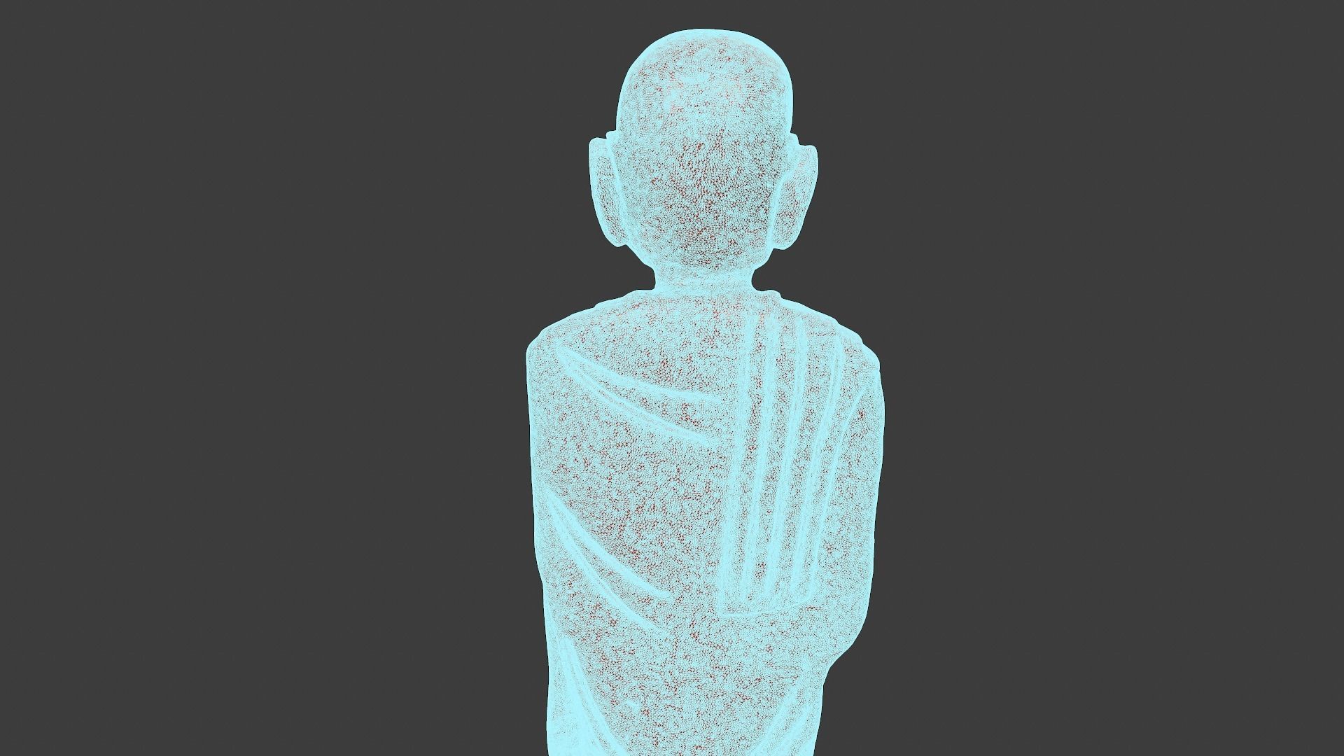 Wooden Gandhi v2 3DP 3D print model_23