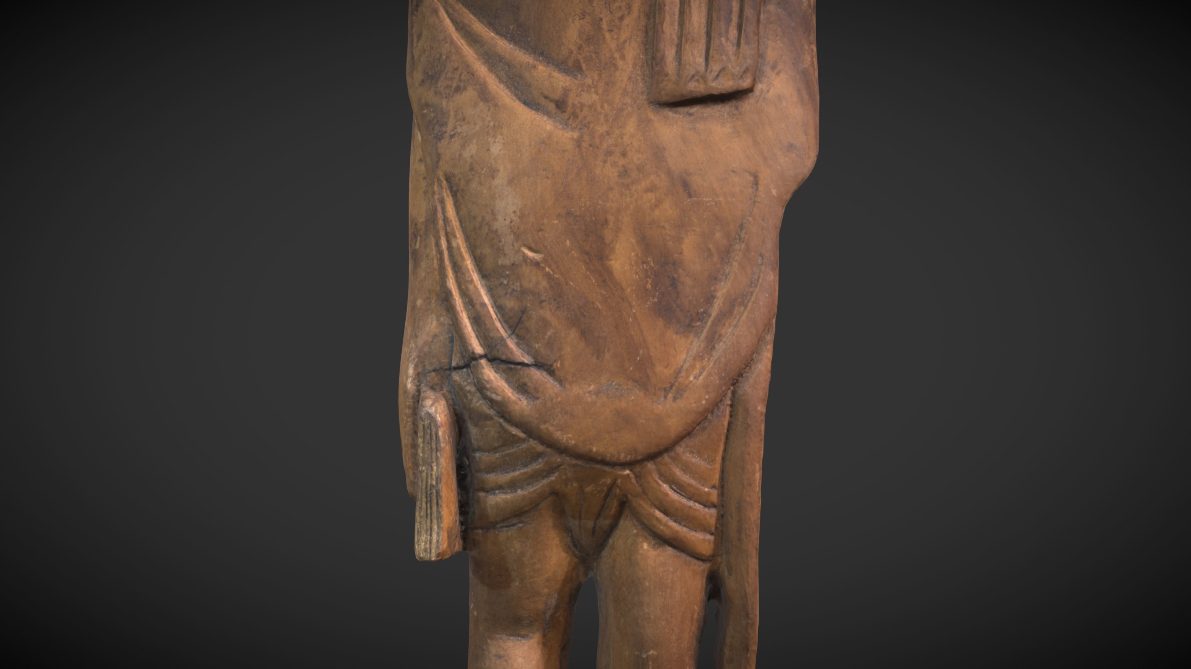 Wooden Gandhi v2 3DP 3D print model_30