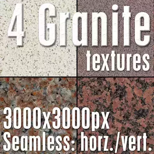 4 High Res Seamless Granite Textures Vol02 part1 Texture