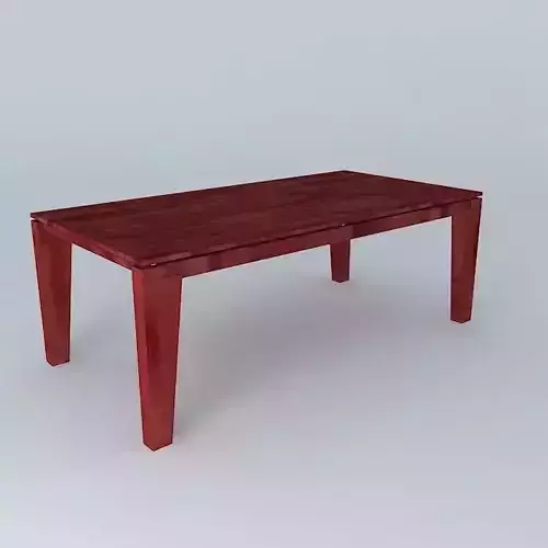 Dark wood table Free 3D model