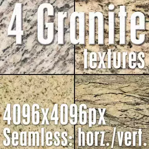 4 High Res Seamless Granite Textures Vol03 Part2 Texture