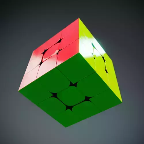 Rubiks Speed Cube 3D model