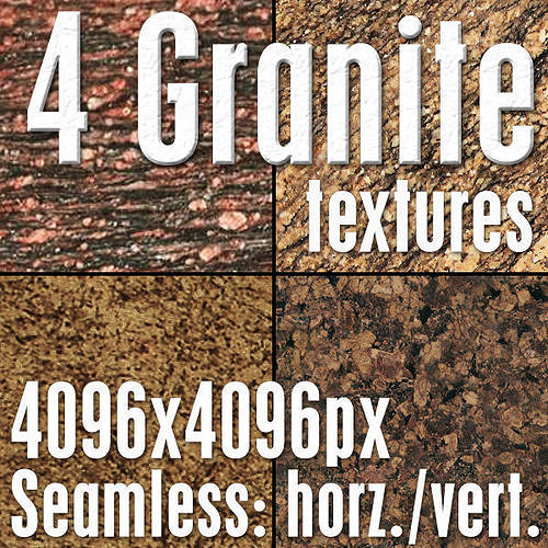 4 High Res Seamless Granite Textures Vol03 Part4 Texture