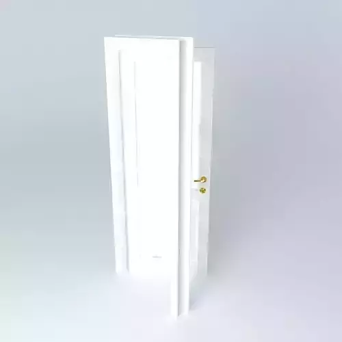 Old-fashioned door Free 3D model