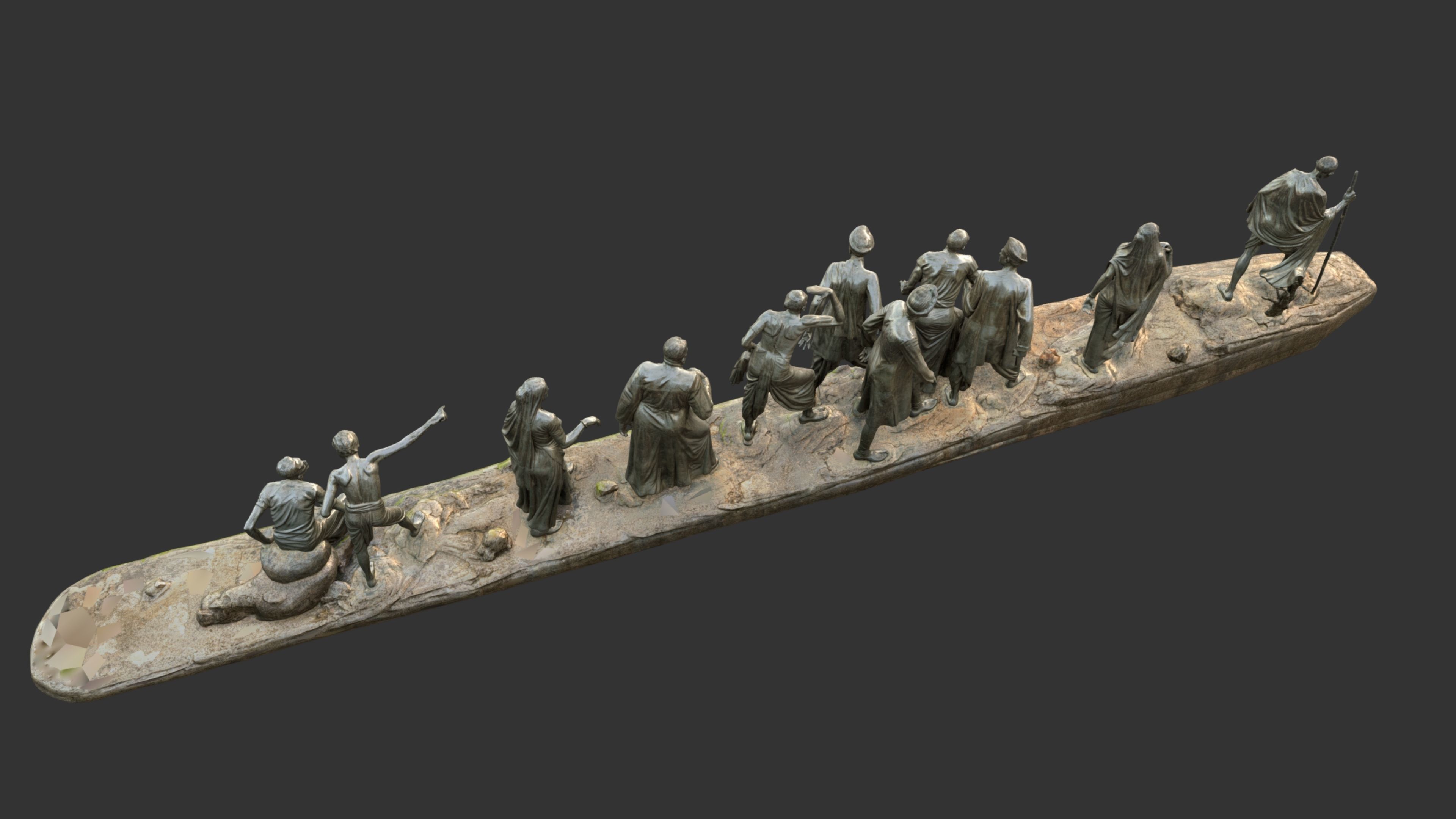 Gandhi Salt March 3DP 3D print model_44