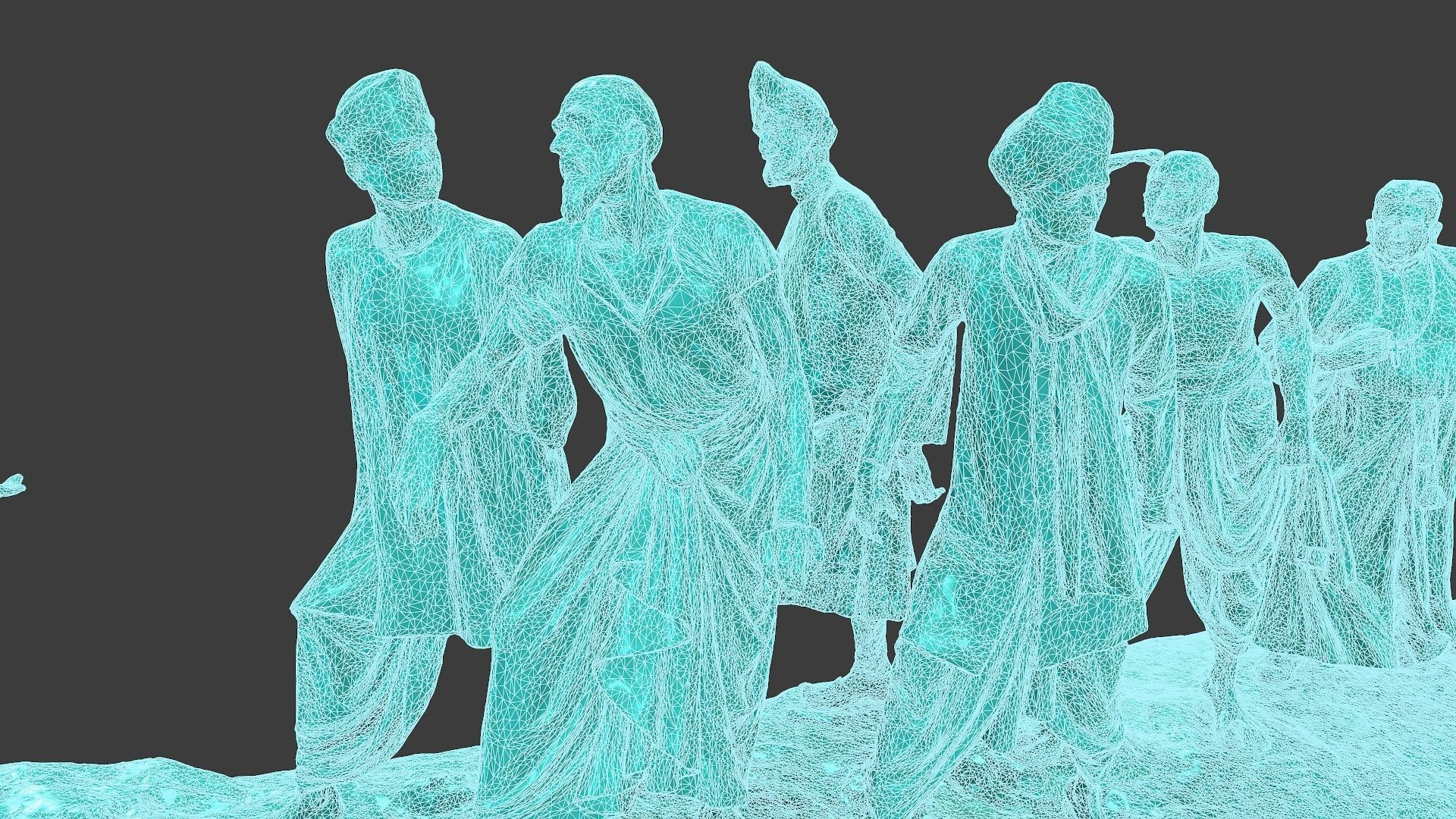 Gandhi Salt March 3DP 3D print model_35