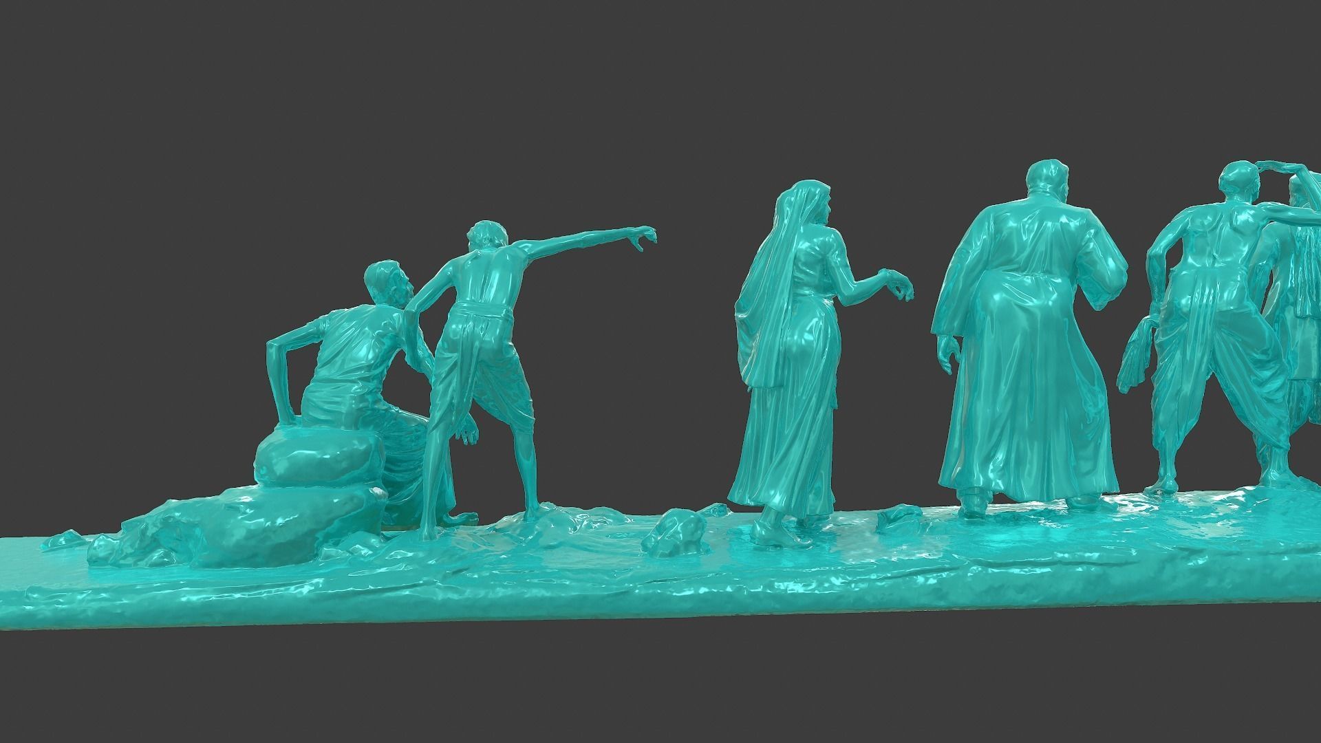 Gandhi Salt March 3DP 3D print model_18