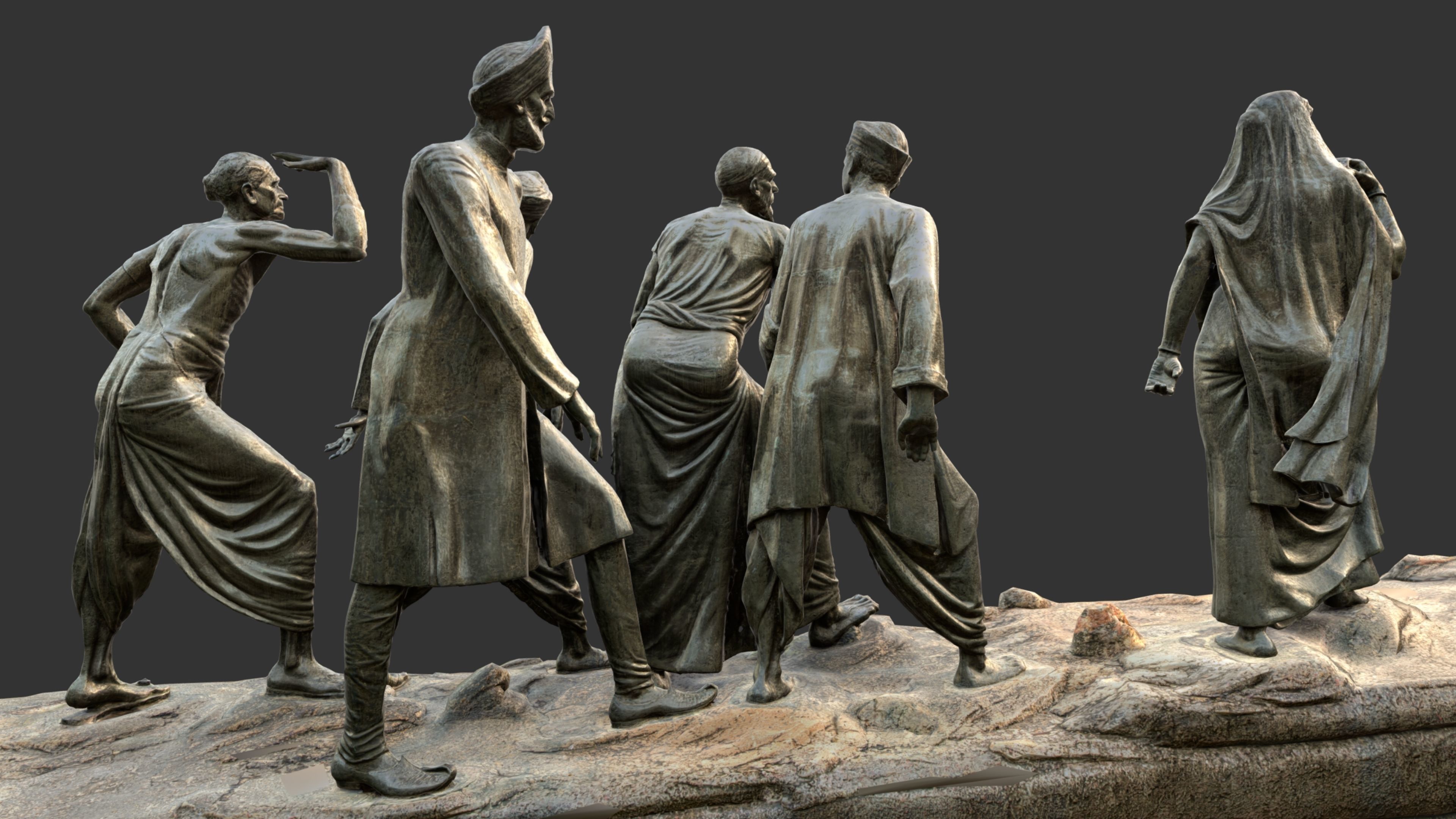 Gandhi Salt March 3DP 3D print model_52