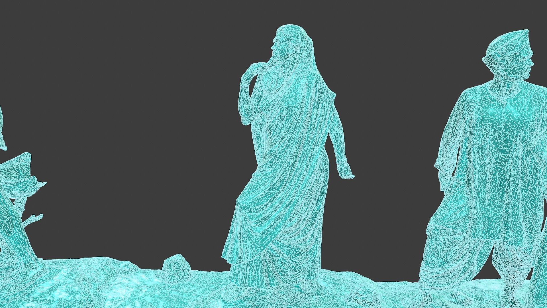 Gandhi Salt March 3DP 3D print model_34