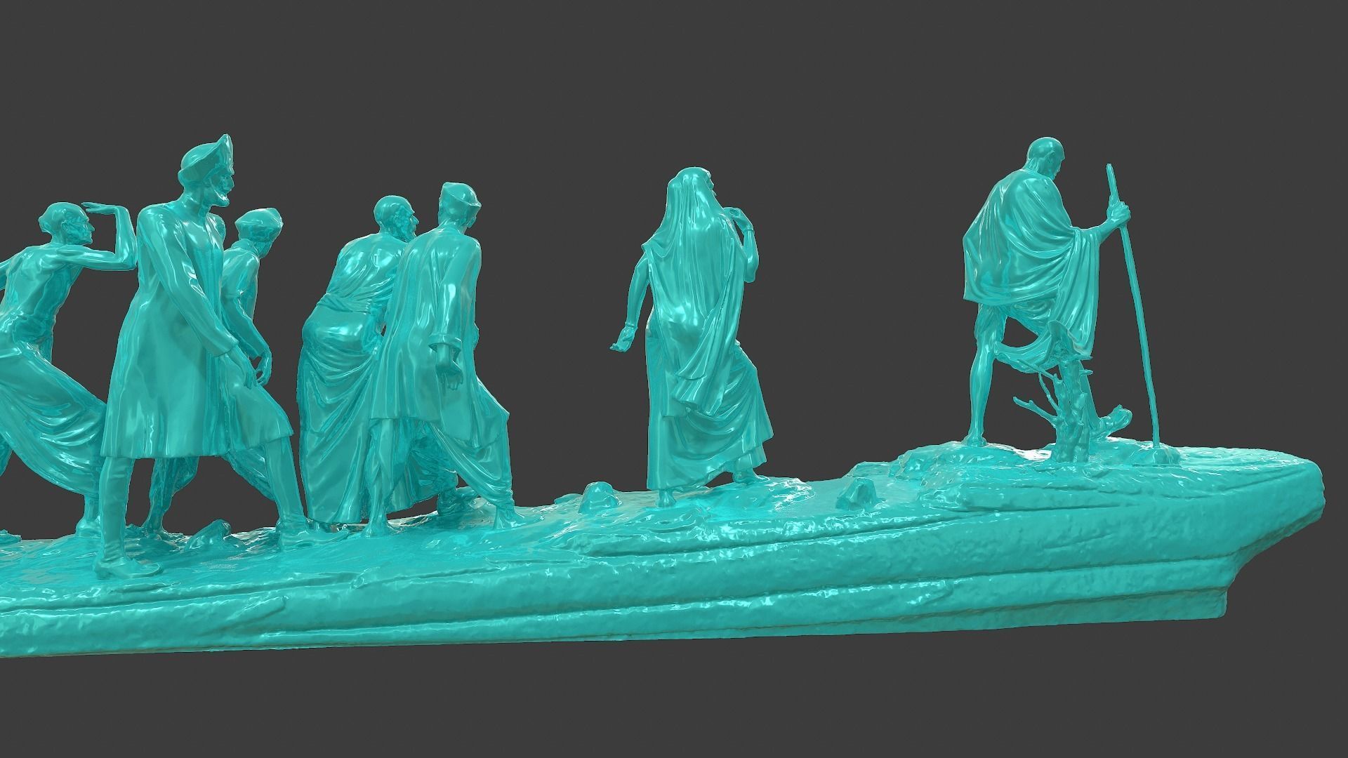 Gandhi Salt March 3DP 3D print model_20