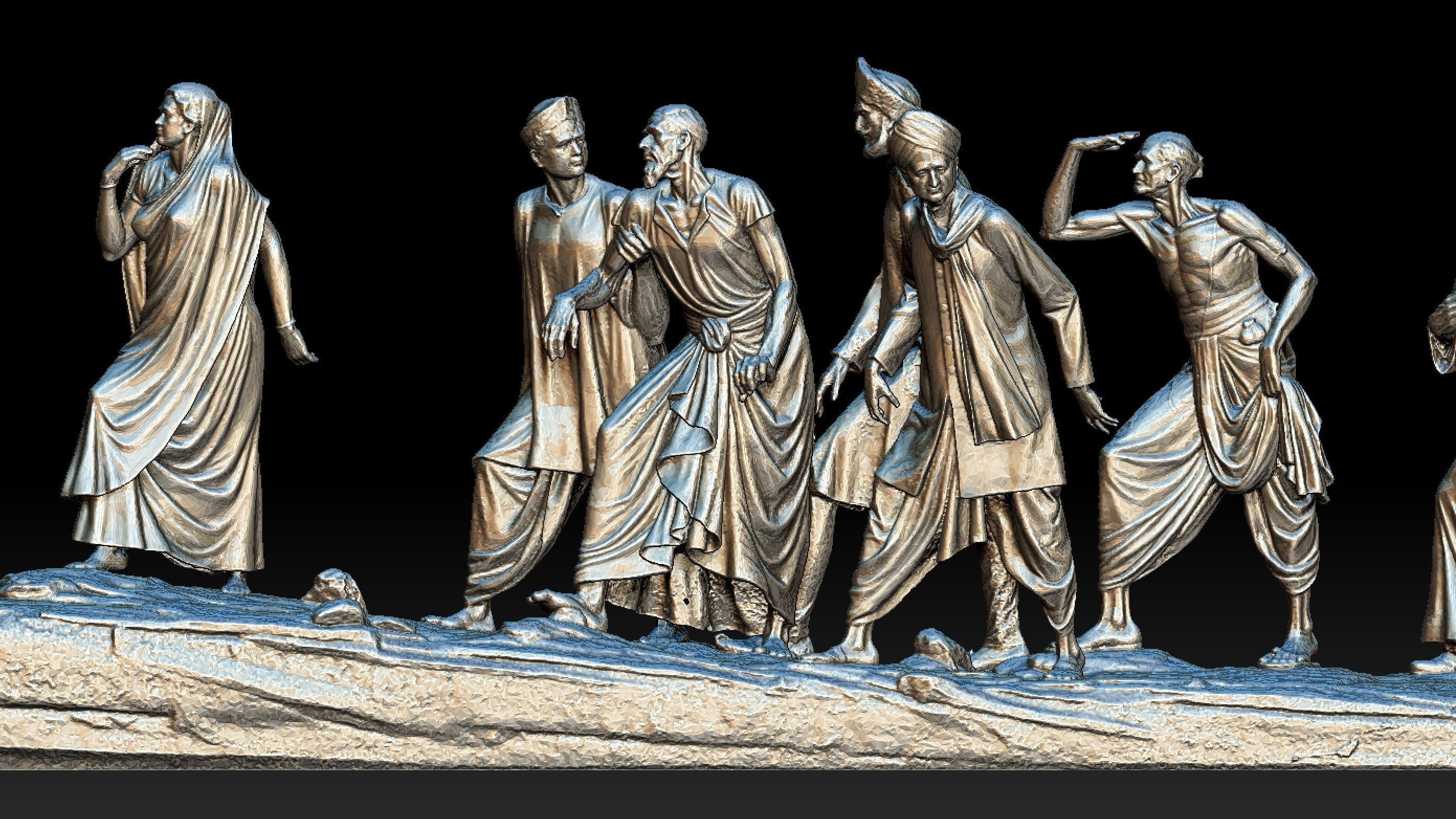 Gandhi Salt March 3DP 3D print model_8