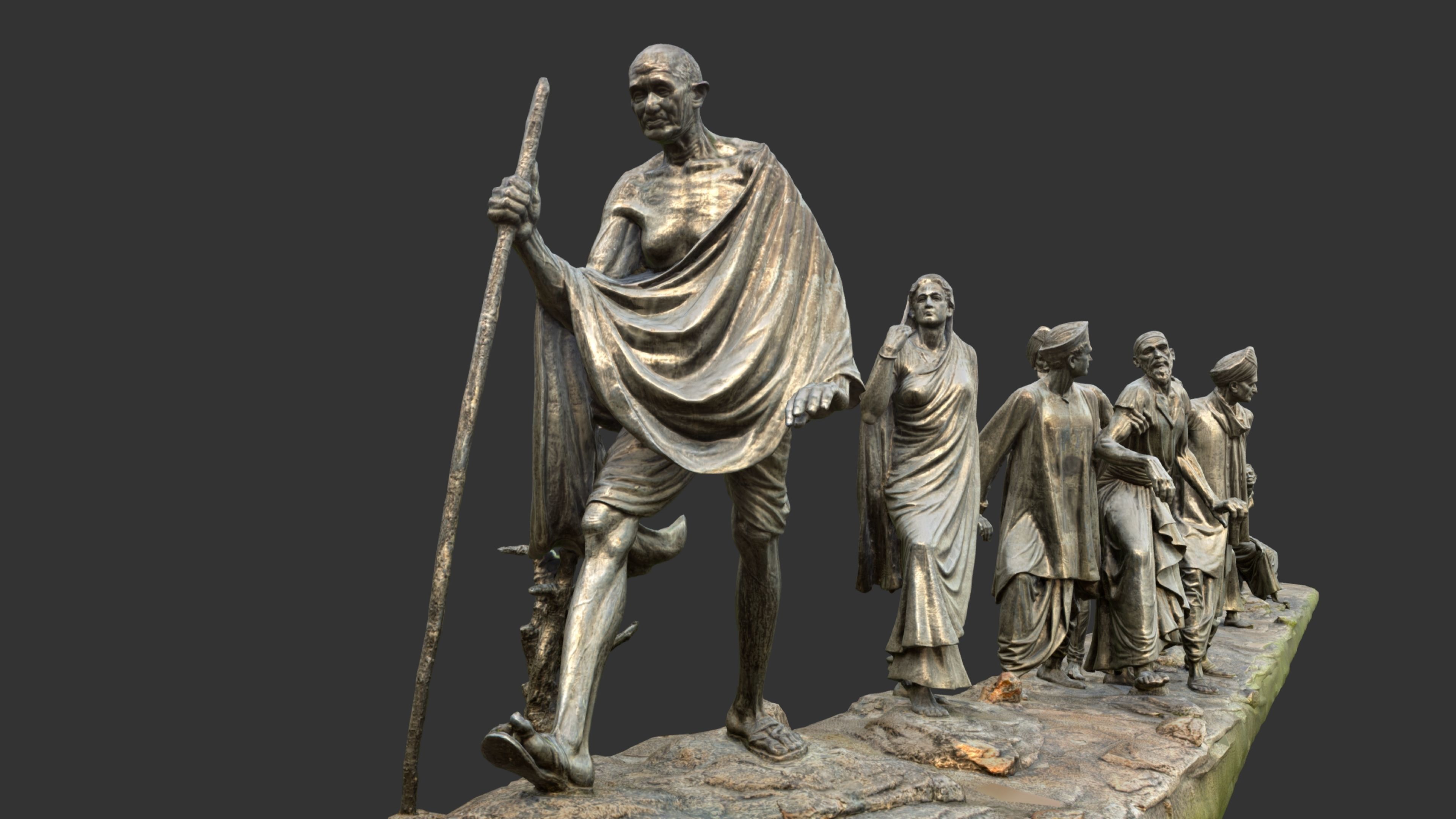 Gandhi Salt March 3DP 3D print model_46