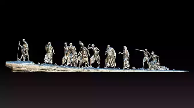 Gandhi Salt March 3DP 3D print model