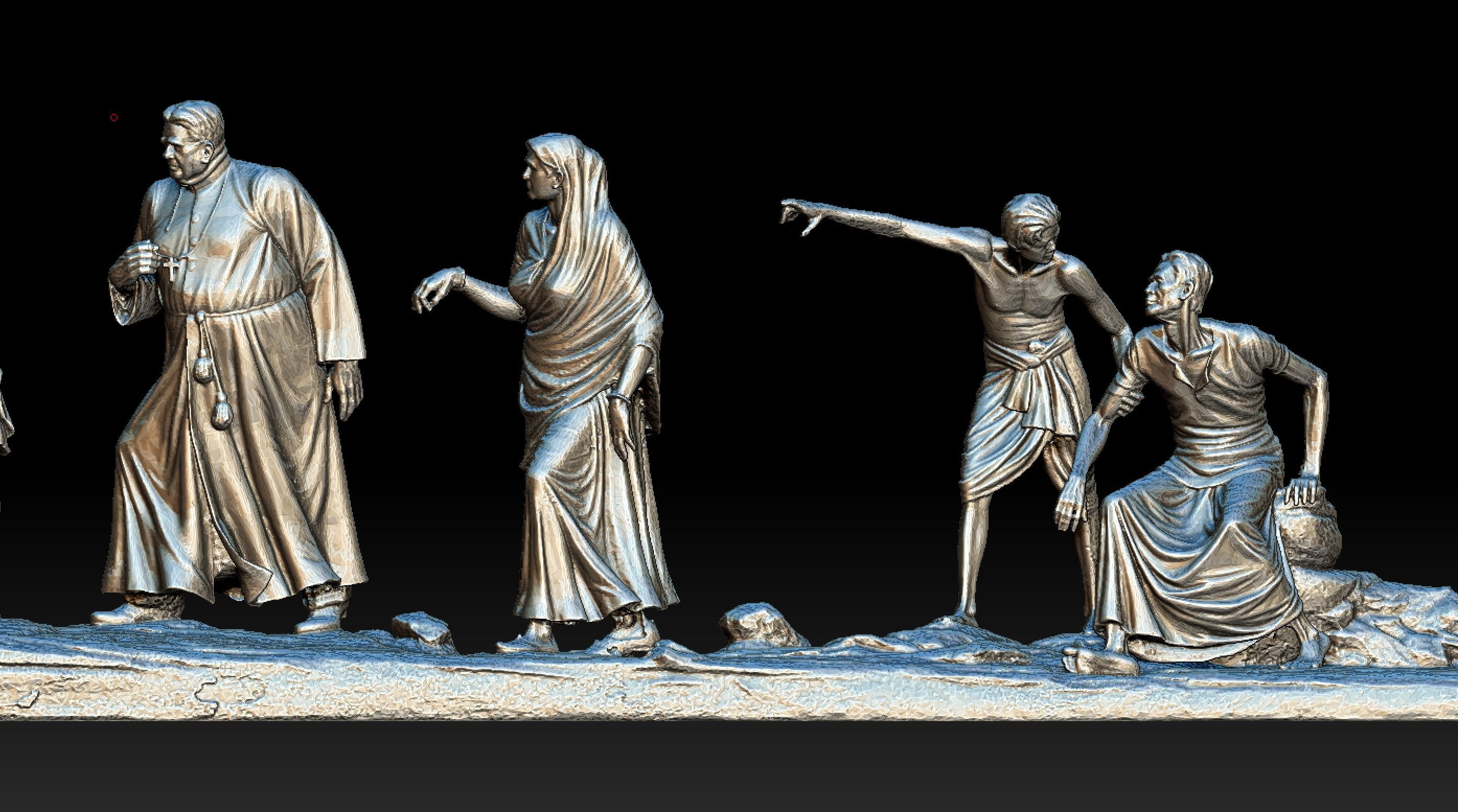 Gandhi Salt March 3DP 3D print model_9