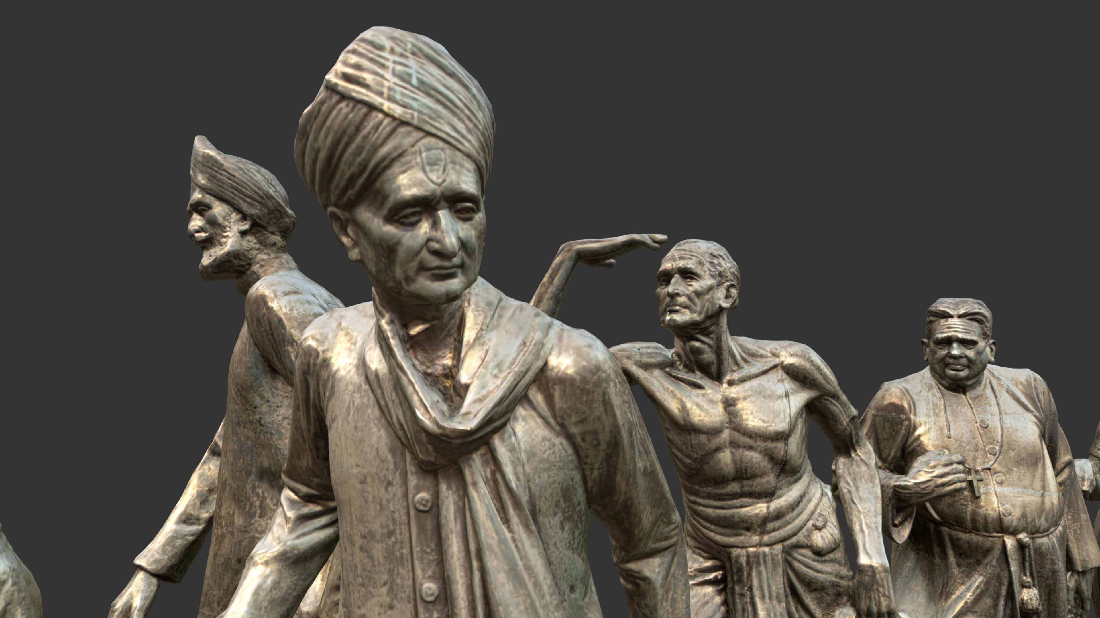 Gandhi Salt March 3DP 3D print model_57