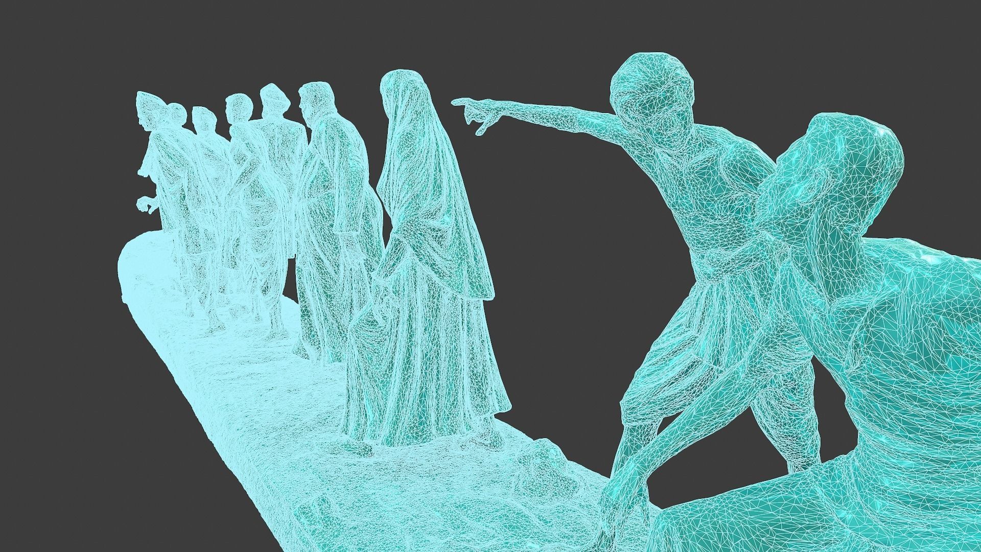 Gandhi Salt March 3DP 3D print model_39