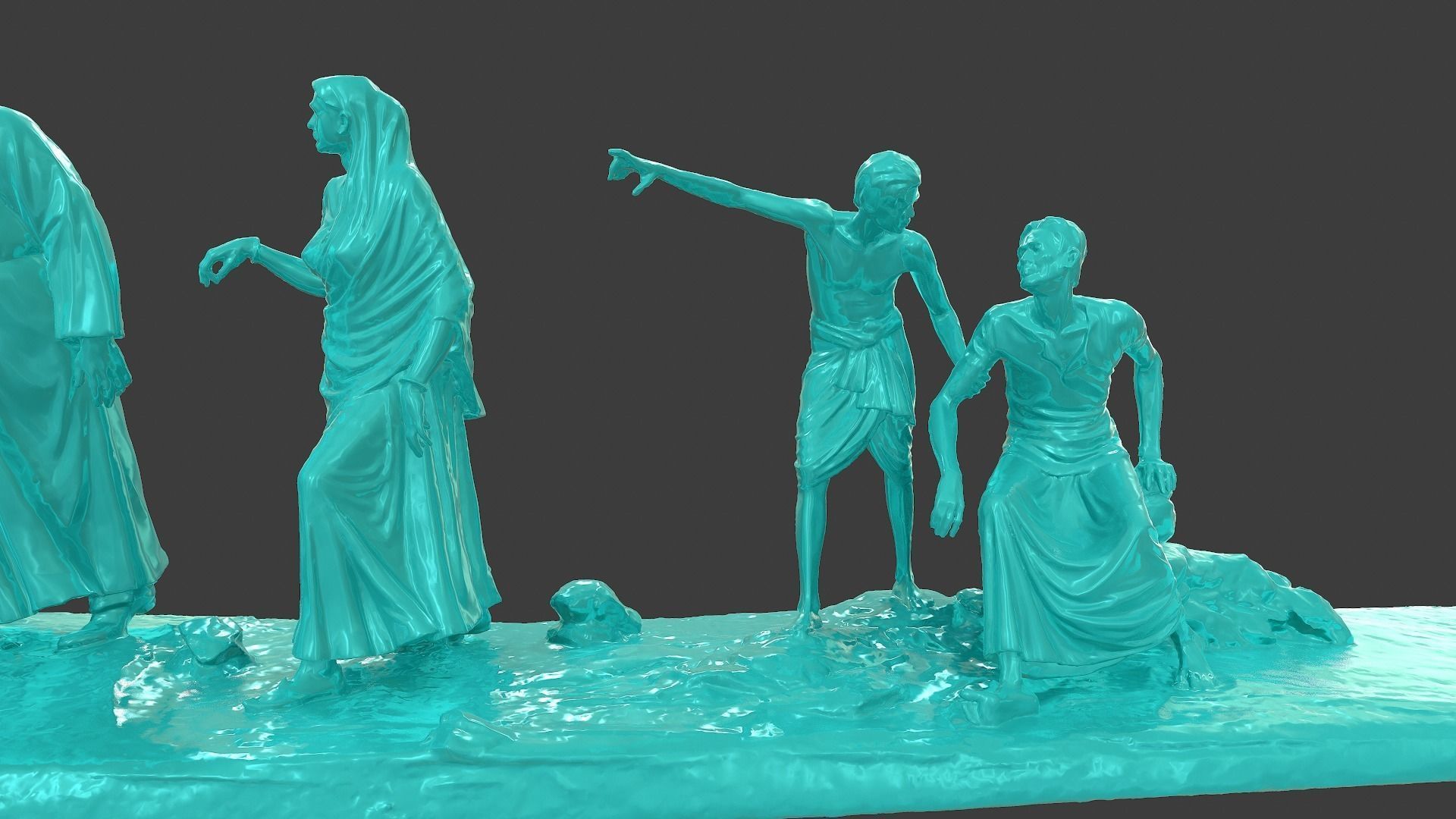 Gandhi Salt March 3DP 3D print model_27