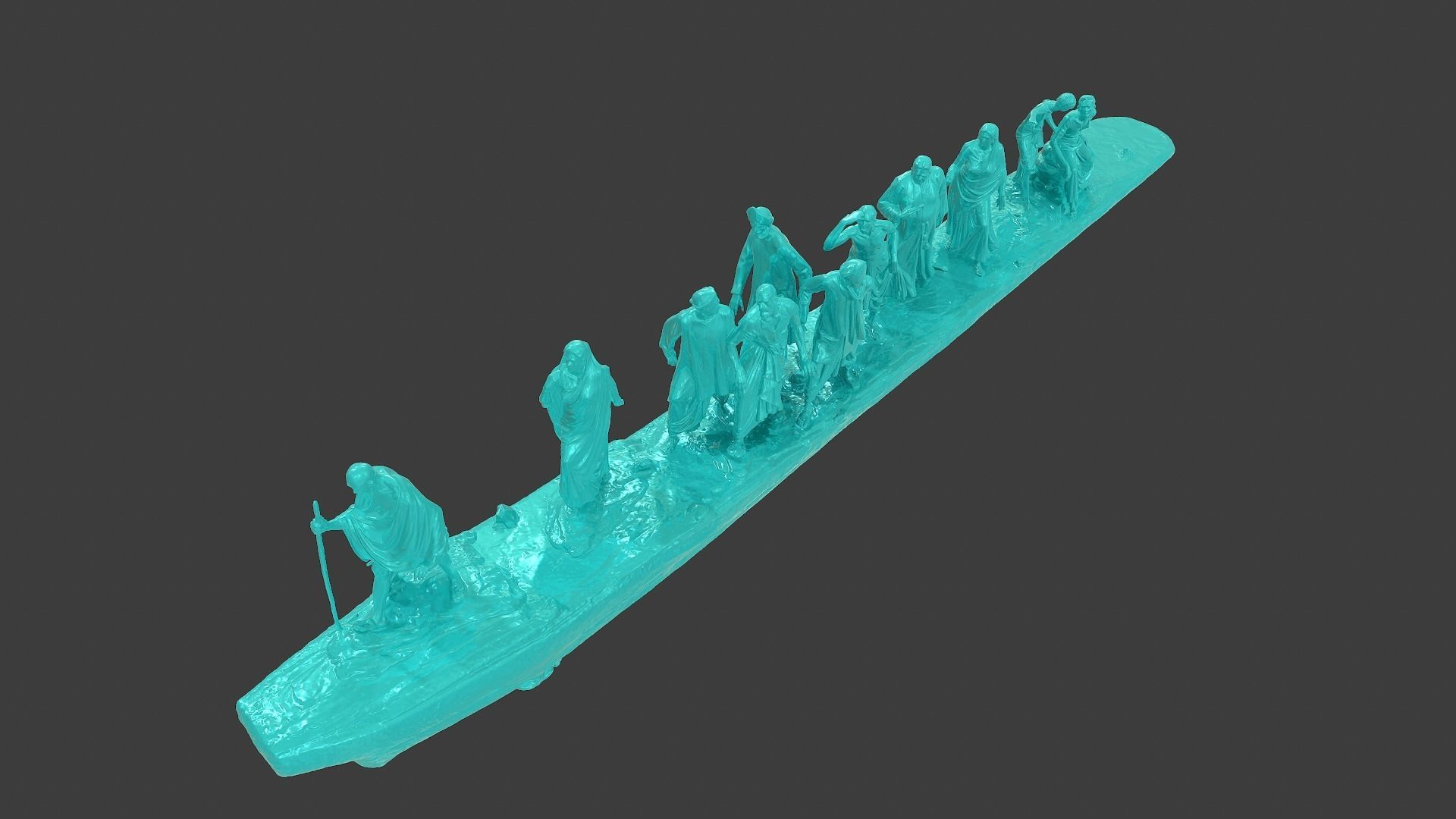 Gandhi Salt March 3DP 3D print model_29