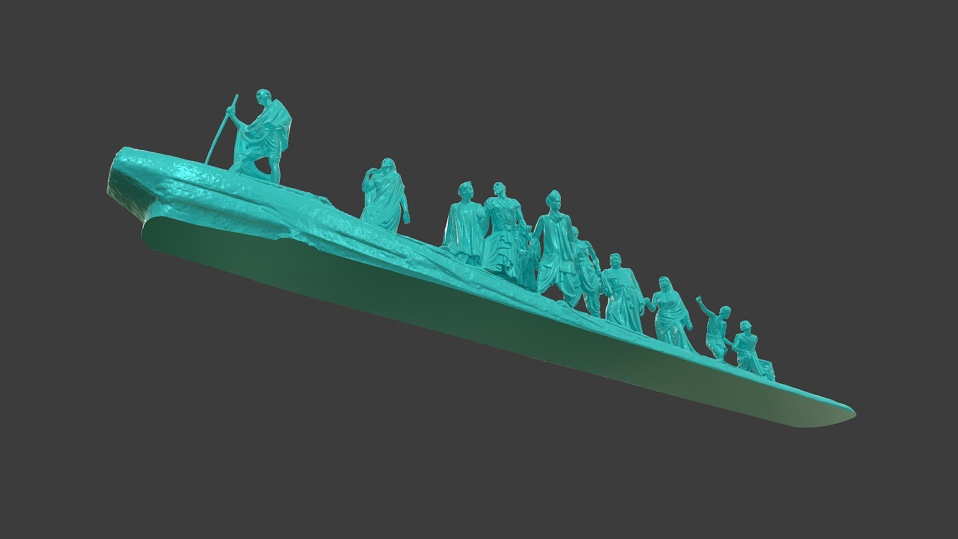 Gandhi Salt March 3DP 3D print model_30