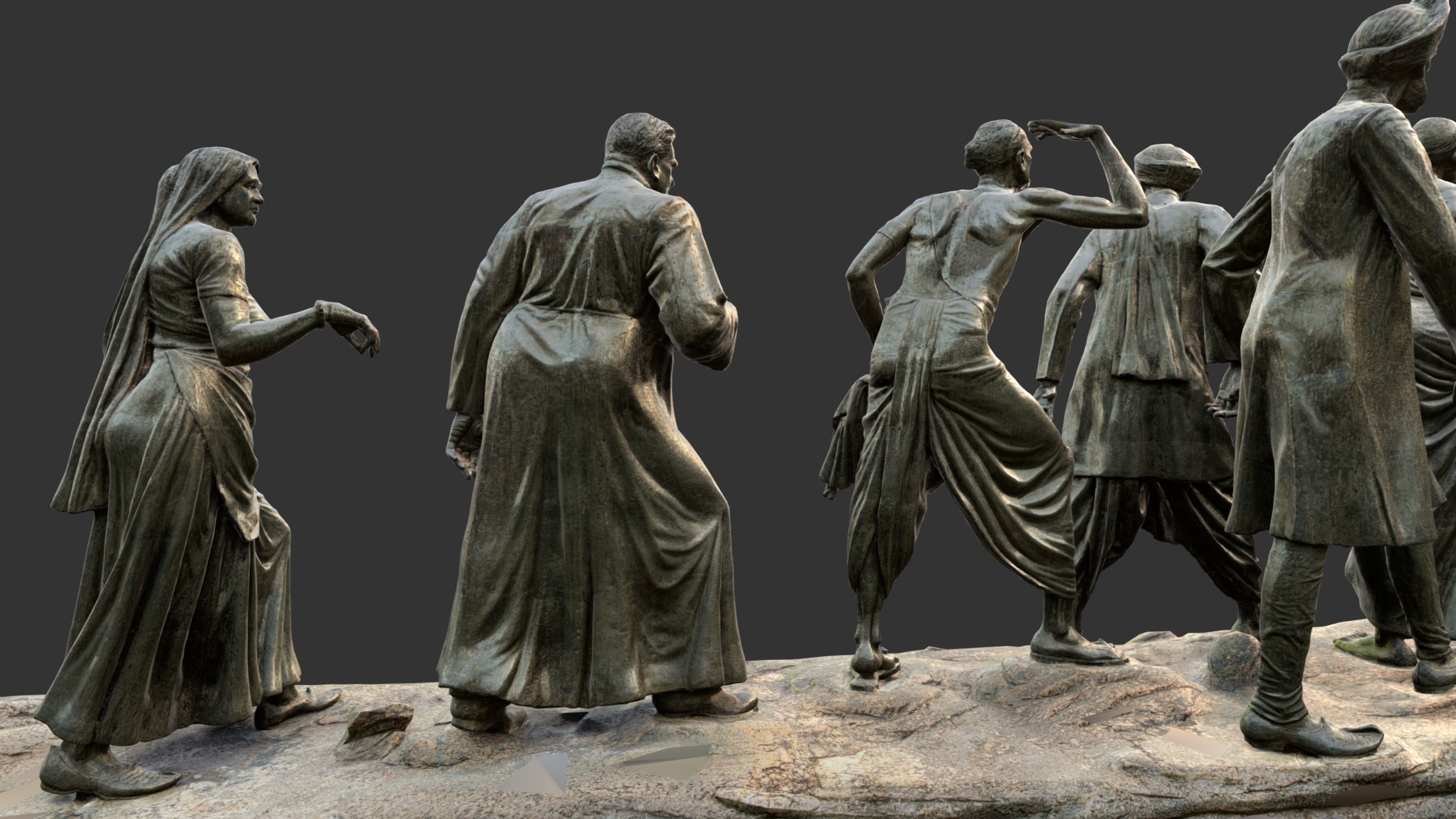 Gandhi Salt March 3DP 3D print model_51