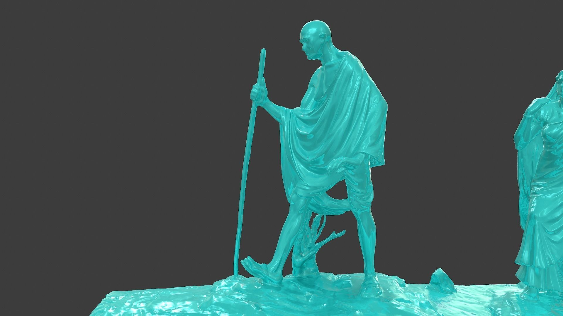 Gandhi Salt March 3DP 3D print model_23