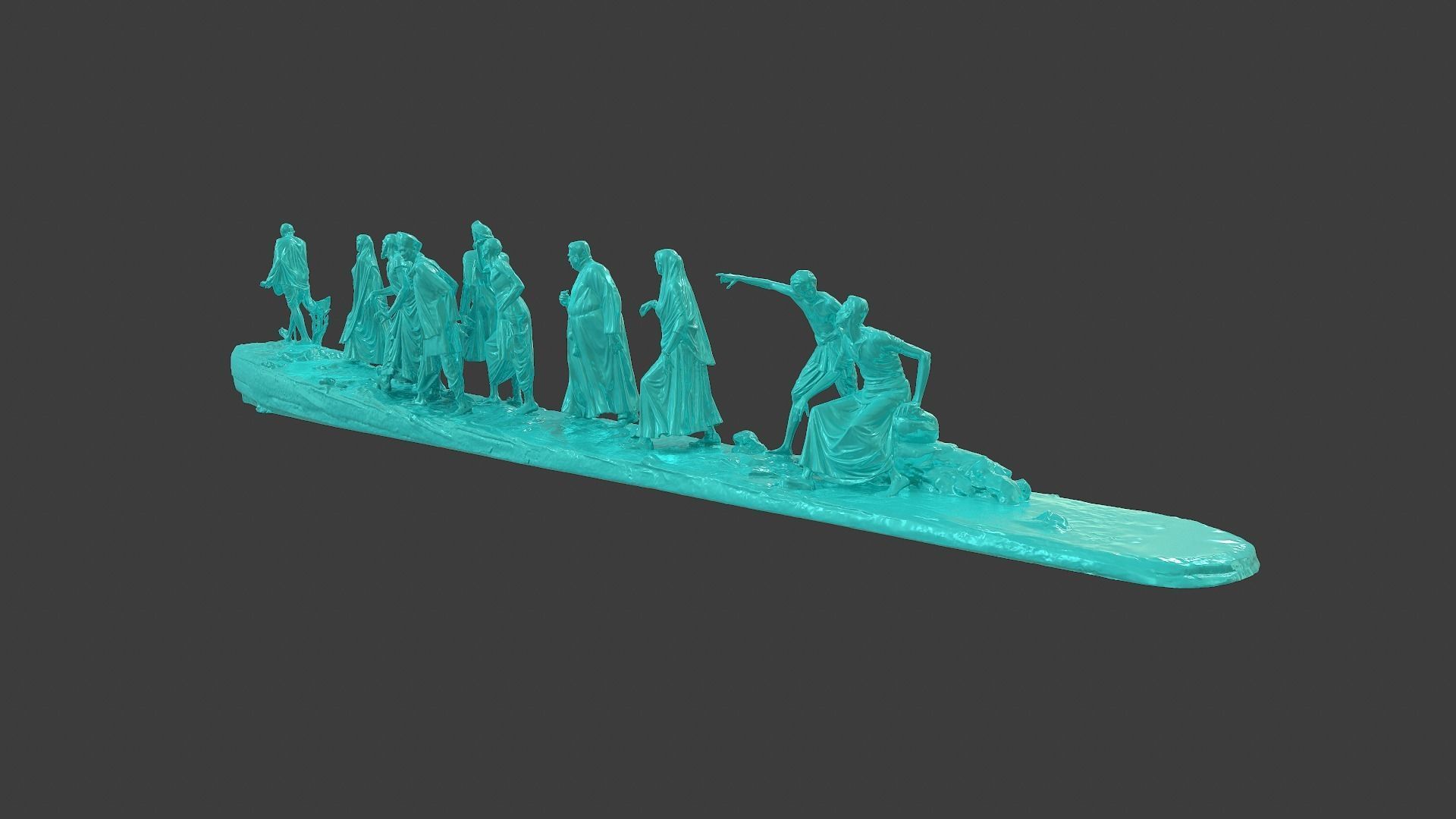 Gandhi Salt March 3DP 3D print model_14